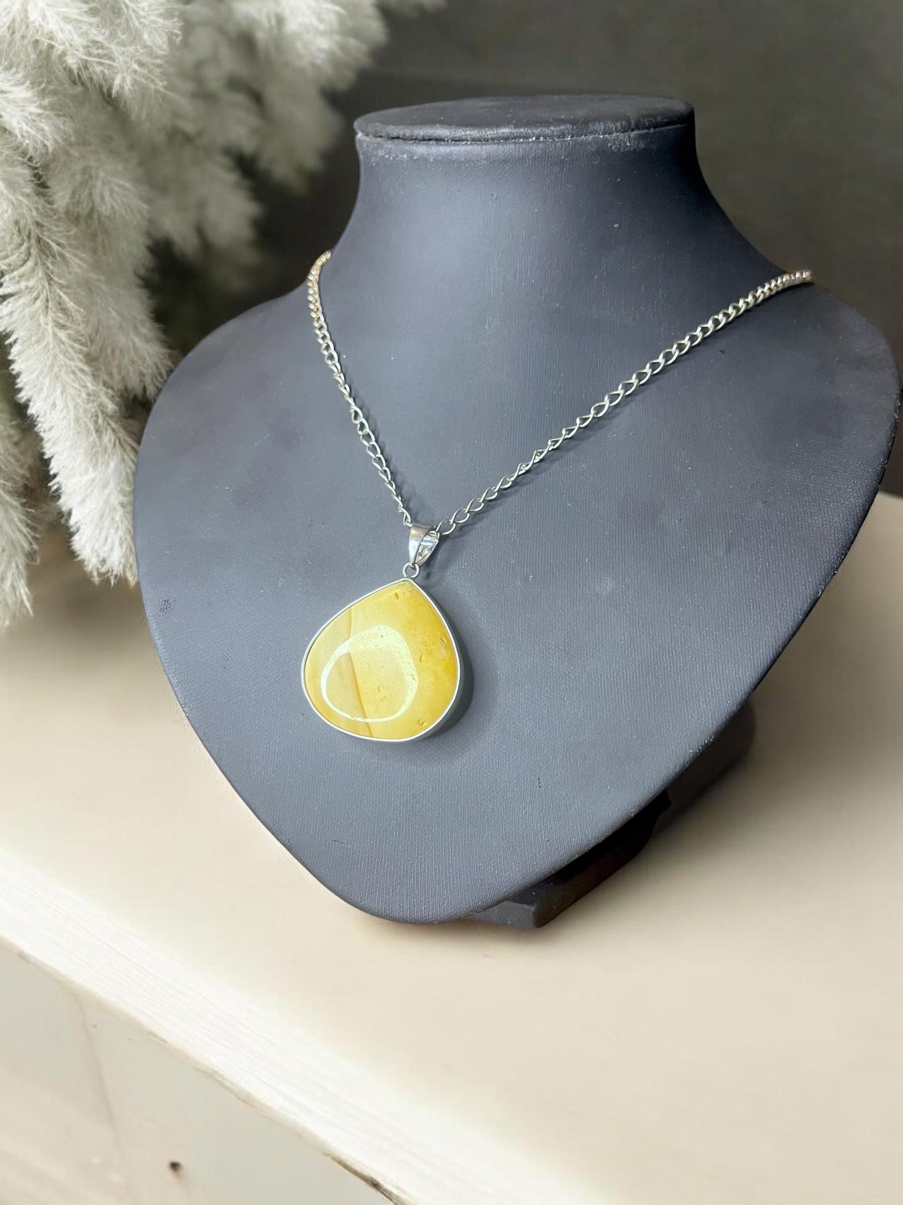 Mooakite Natural Gemstone Pendant Necklace - JoyfulBliss Co.