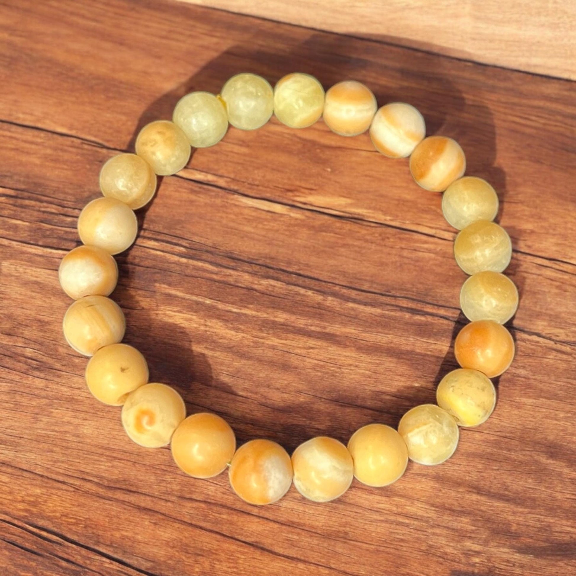 Carnelian 8mm Natural Gemstone Beaded Stretch Bracelet Unisex - JoyfulBliss Co.