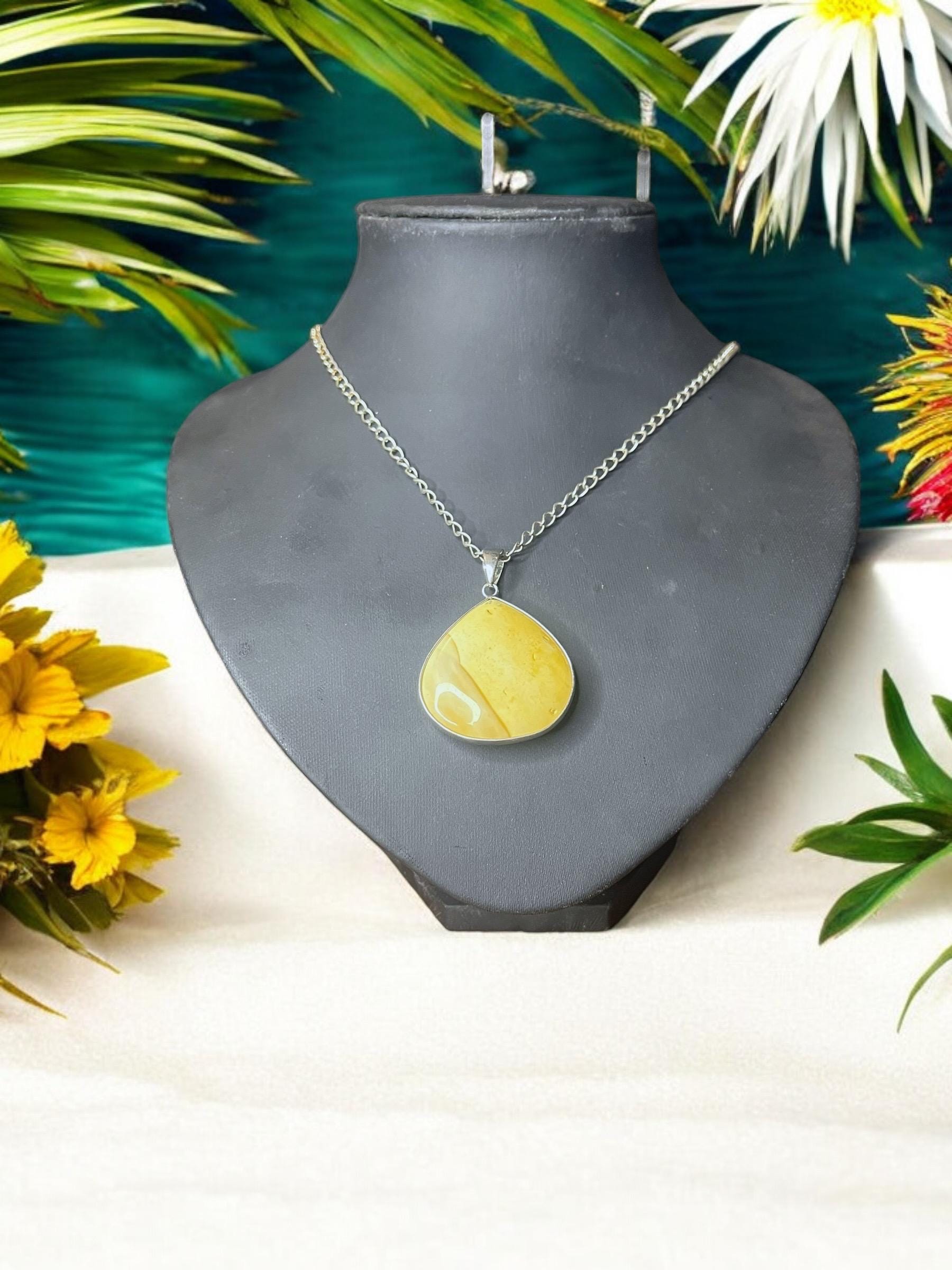 Mooakite Natural Gemstone Pendant Necklace - JoyfulBliss Co.