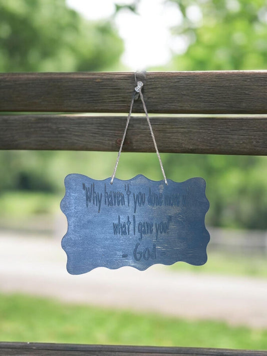 Quote Engraved Wall Hanging Decor 7 x 5 - JoyfulBliss Co.