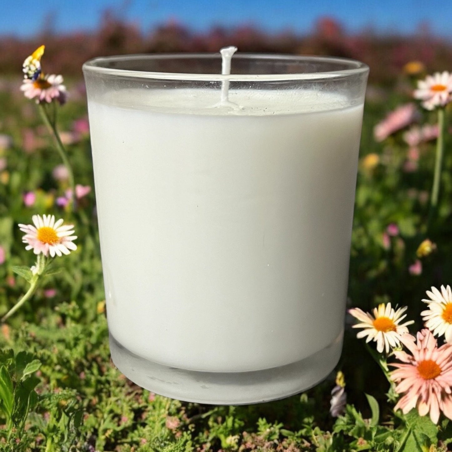 Customizable Handcrafted 10oz Soy Wax Candle, Choice of Color & Scents - JoyfulBliss Co.