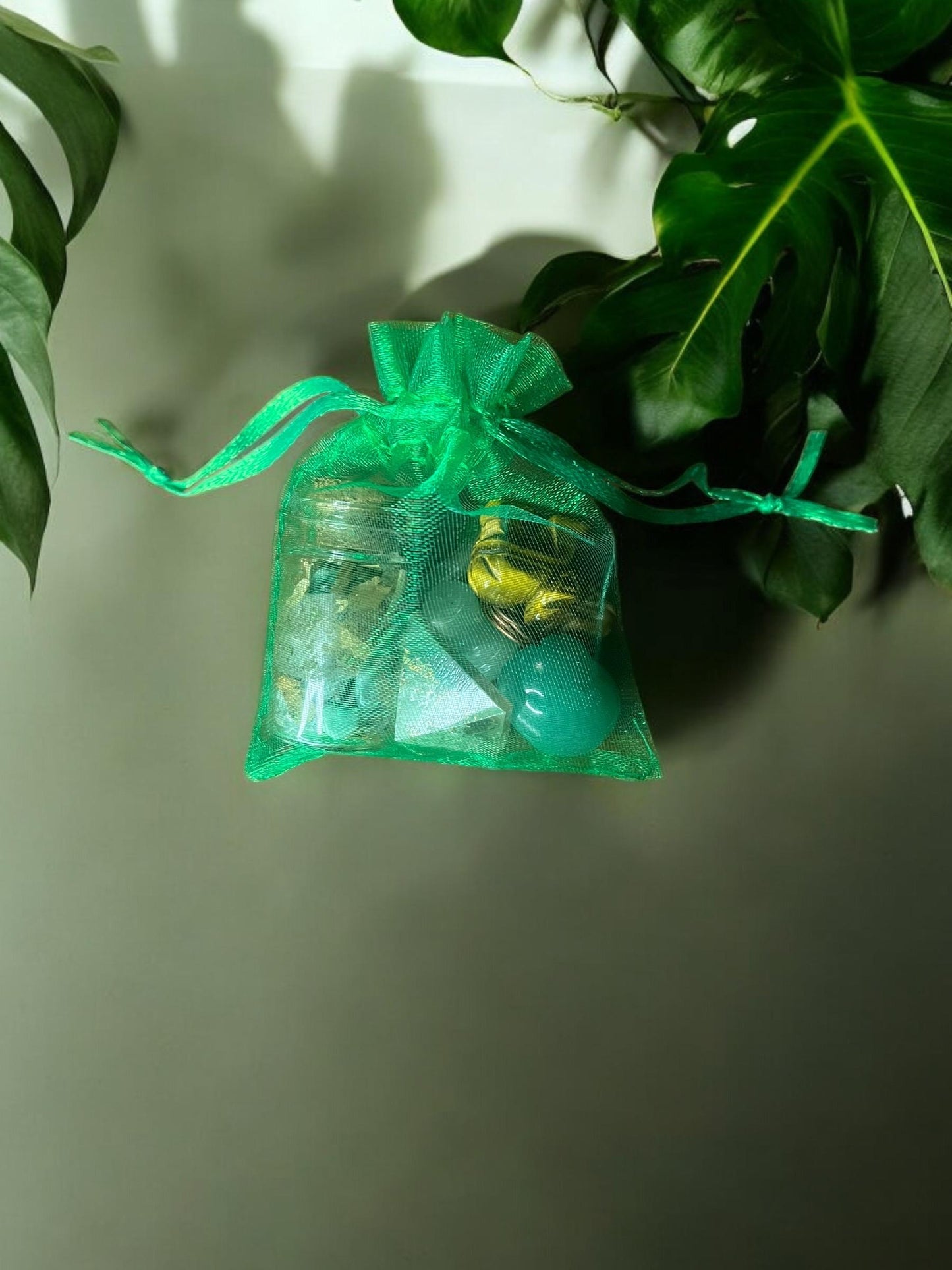 Prosperity & Luck Mojo Bag Crystal Set - JoyfulBliss Co.